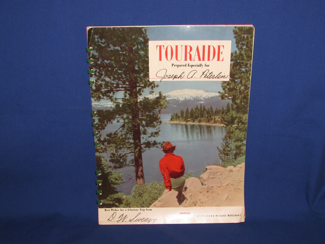Conoco Style Guide CONOCO TOURAIDE BOOK 1949 Prepared Trip Guide Free Shipping - Etsy