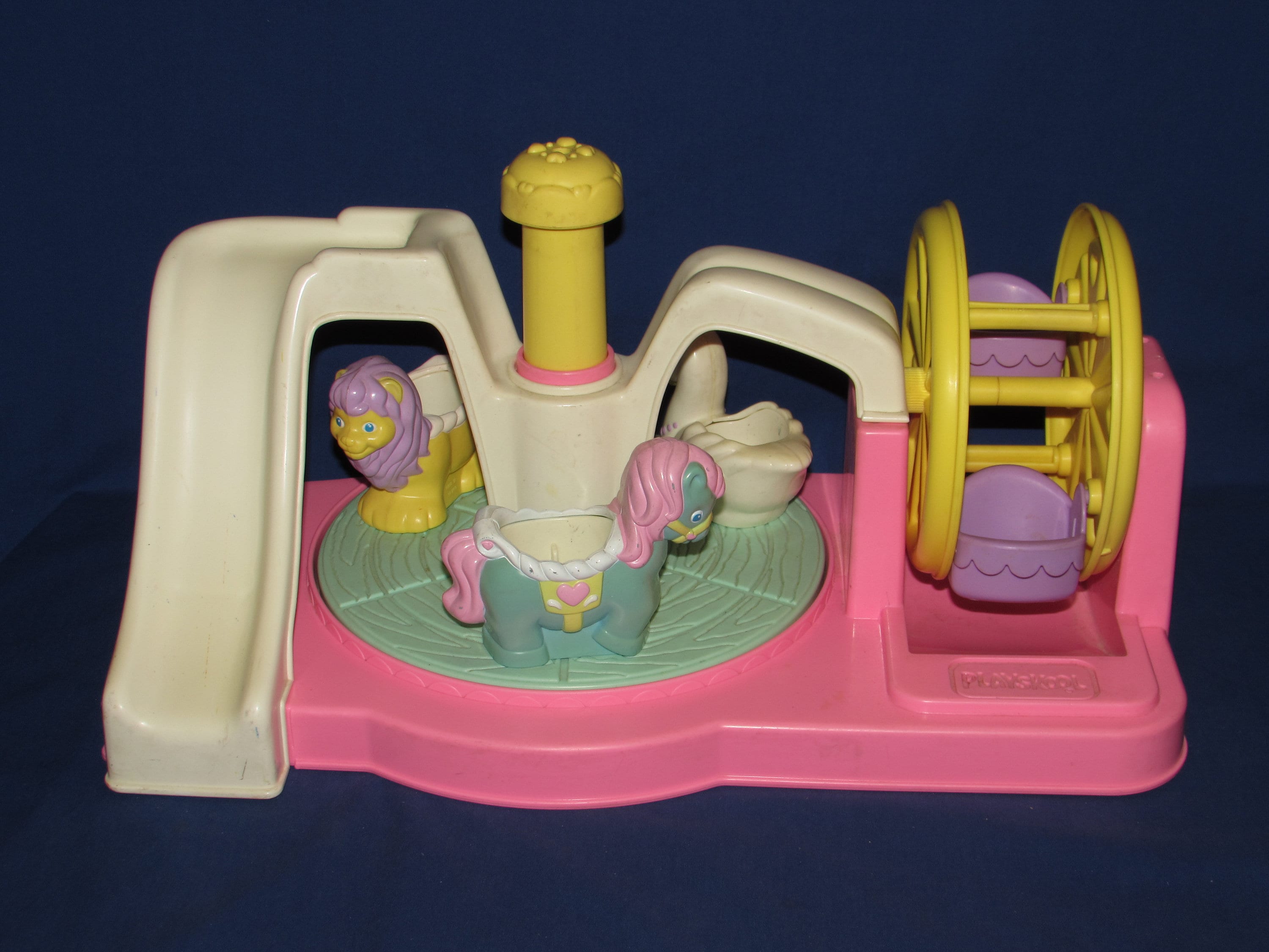 PLAYSKOOL PLAYSET 1991 Spin Around Carousel Ferris Wheel Free Shipping Etsy UK