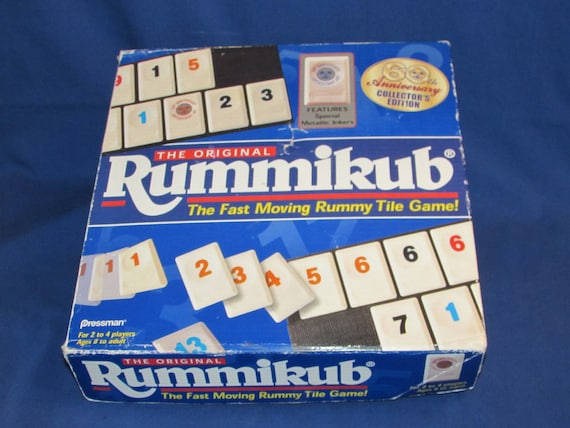 Rummikub with Bonus Jokers Game, Classic, Pressman