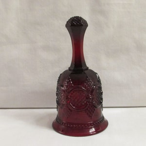 AVON CAPE COD Bell 1979 Collectible Ruby Red