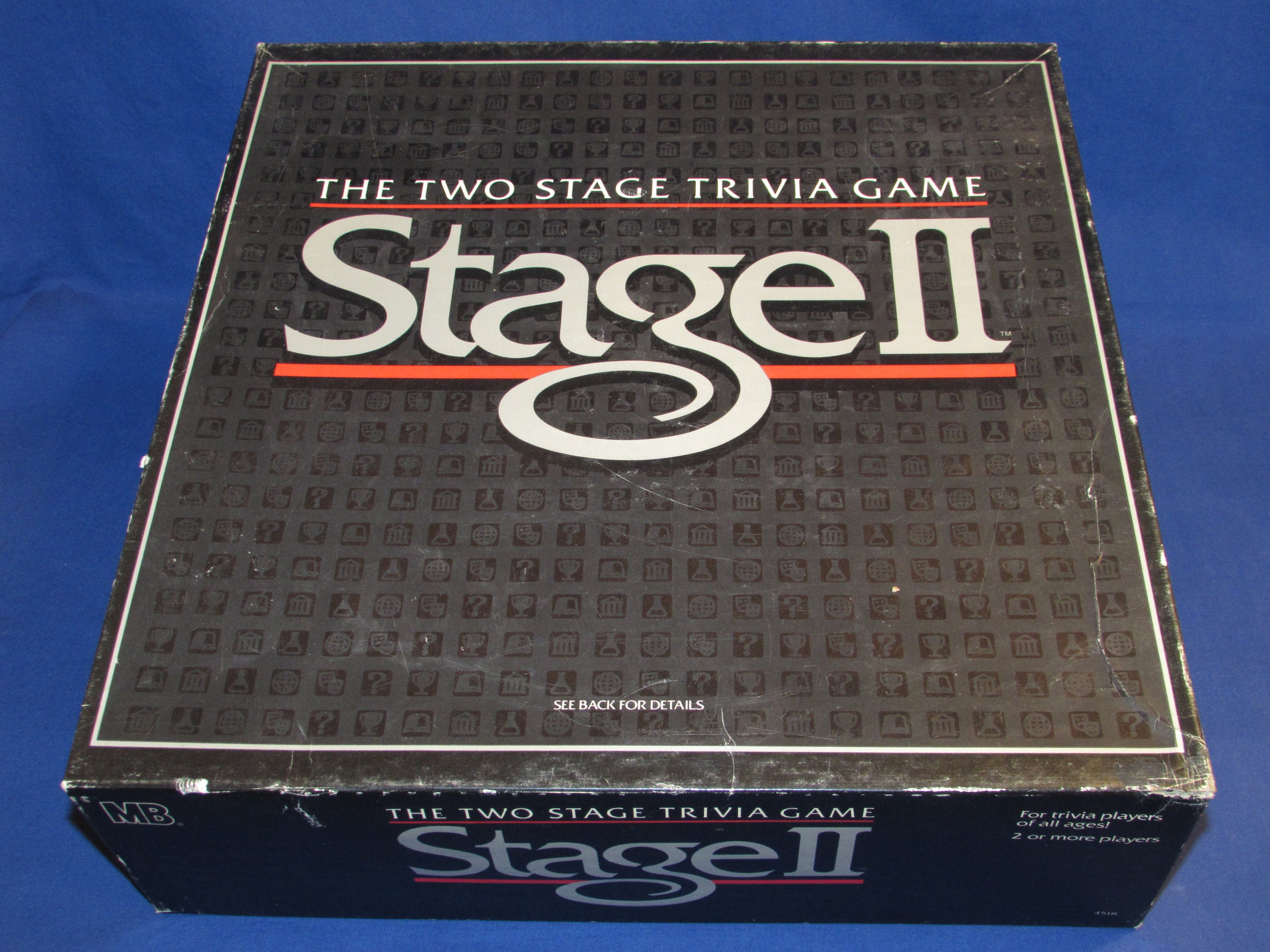 STAGE II TRIVIA Game by Milton Bradley 1992 Vintage 