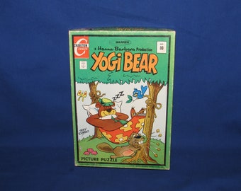 YOGI BEAR PUZZLE Comic Book Puzzle 1976 Warren Paper Products 70 Pieces