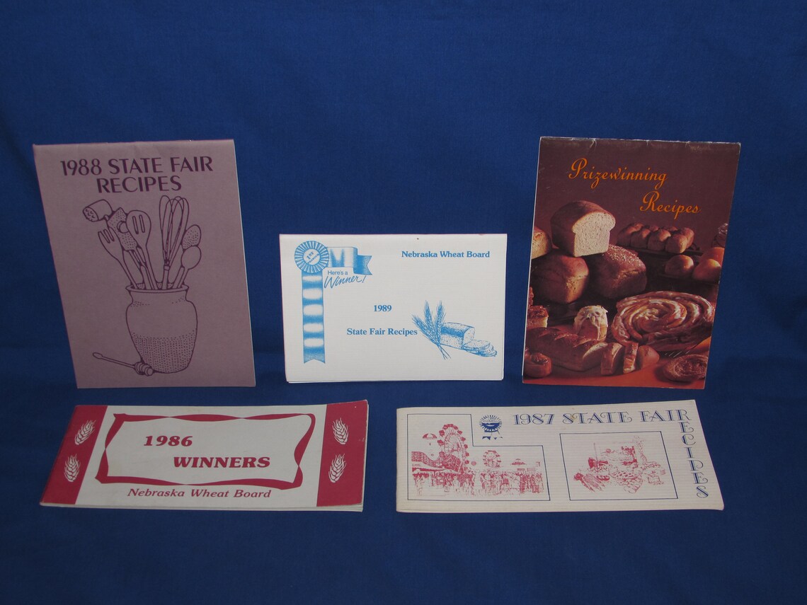 Cookbooks NEBRASKA STATE FAIR 1980s Prize Winning Recipes Free Etsy