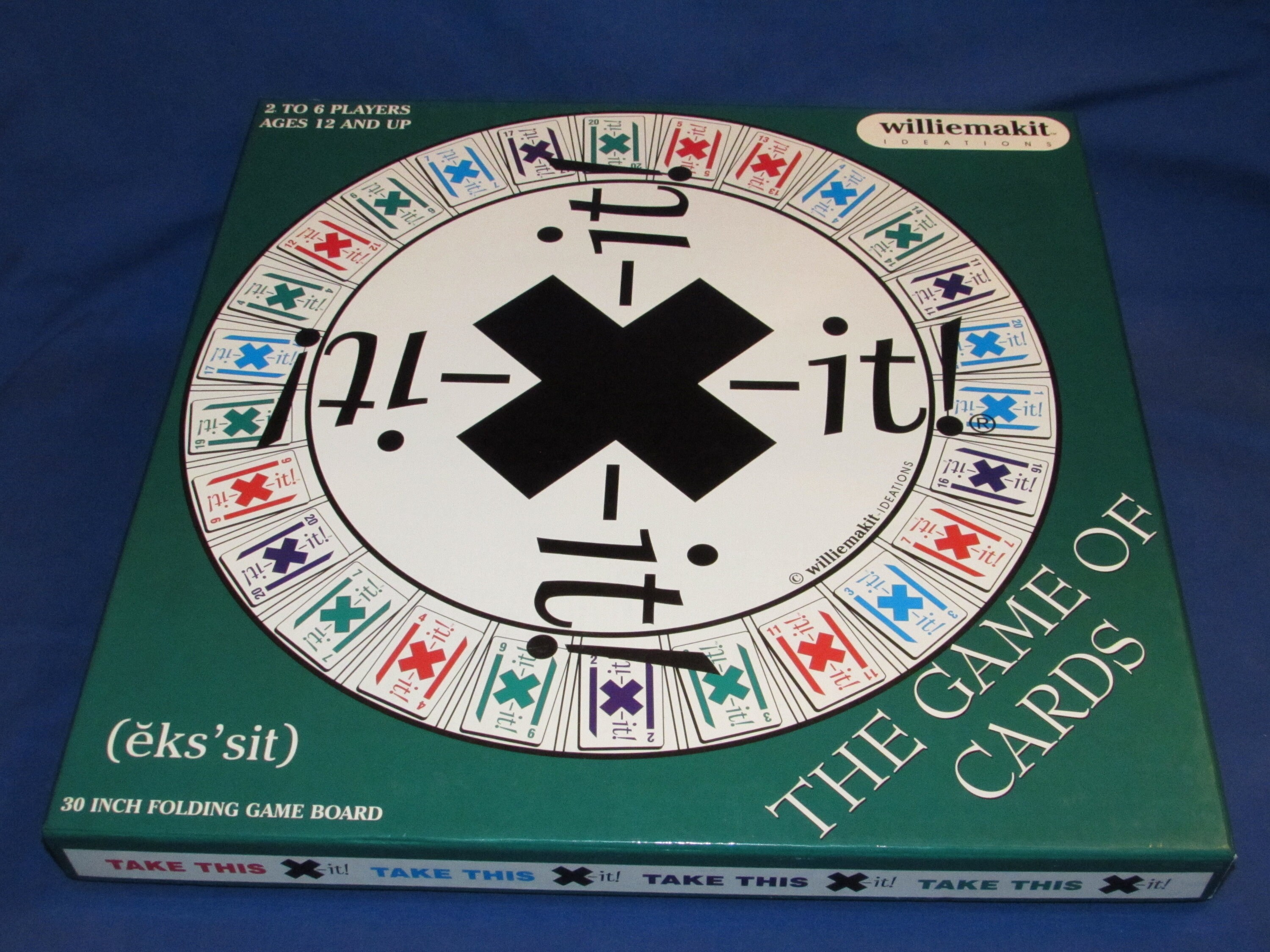 X-IT the Game of Cards 1997 Williemakit - Etsy