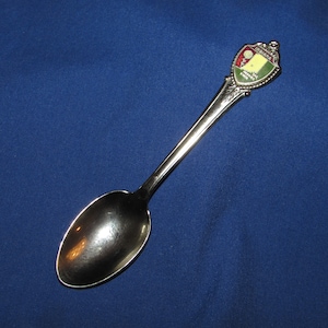 SOUVENIR SPOON State of Indiana 1960s Tiny Vintage Free Shipping
