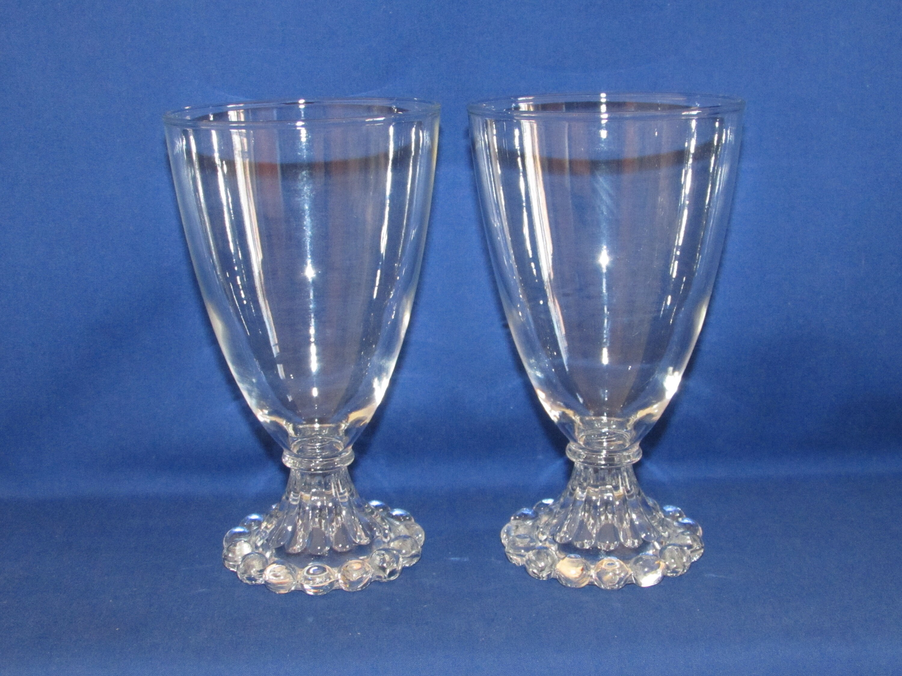 CANDLEWICK BOOPIE GLASSES Set of 2 Seven Ounces 1950s Etsy