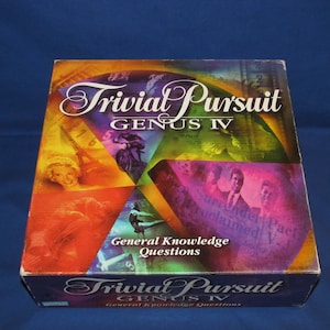 TRIVIAL PURSUIT Genus IV 1996 Parker Brothers