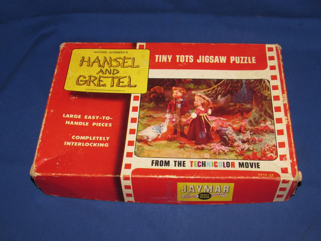 JAYMAR JIGSAW PUZZLE Hansel and Gretel Tiny Tots Puzzle 1947 Free