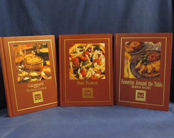 Cookbook COOKING CLUB COOKBOOKS Set of 3 Tons of Recipes