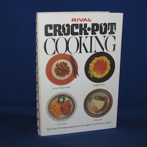 Cookbook RIVAL CROCK POT Cooking 1975 Slow Cooker Crockpot Free Shipping