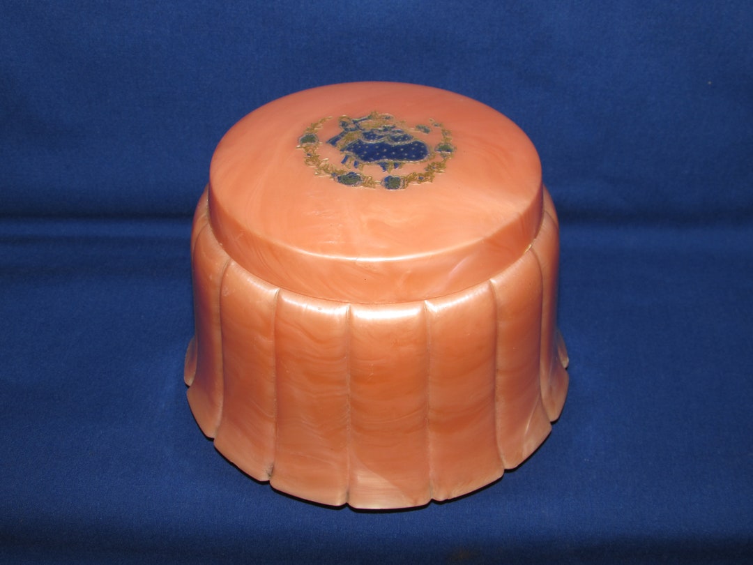 Musical POWDER PUFF BOX 1950s I Love You Truly Free Shipping Etsy