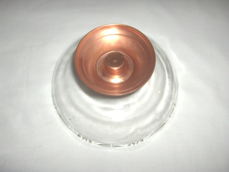 Candy Dish PRINCESS HOUSE Copper Bottom Vintage