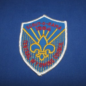 BOY SCOUTS PATCH Scout-O-Rama 1984 Central Wyoming Council Free Shipping
