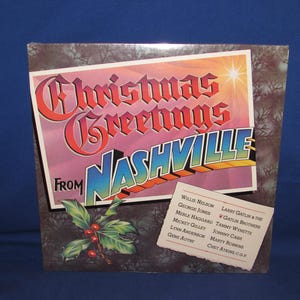 CHRISTMAS GREETINGS from Nashville 1984 Vintage Vinyl Still Sealed in Package