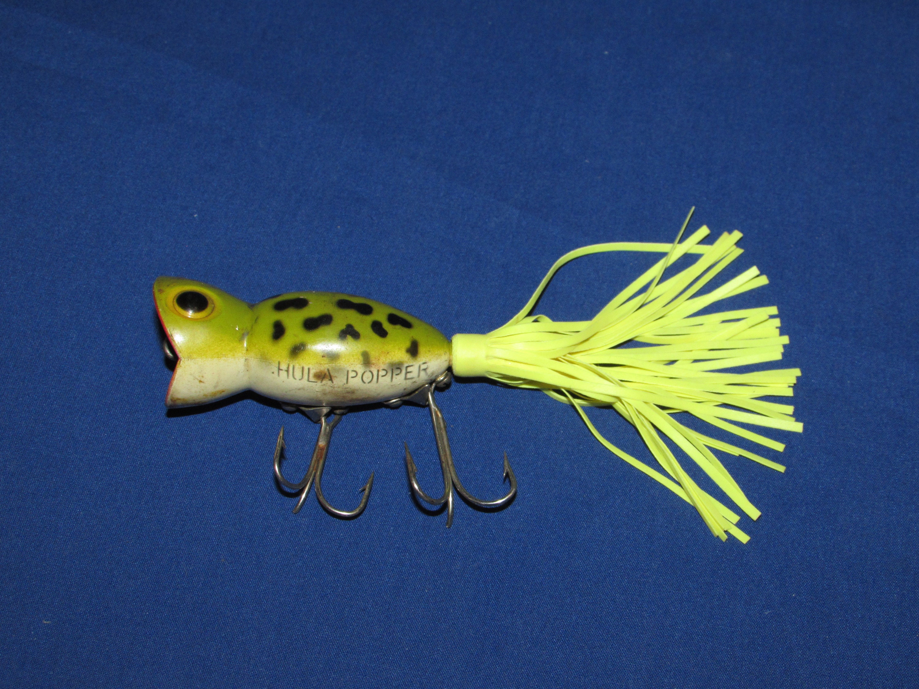 HULA POPPER Fishing Lure 1960s Fred Arbogast Free Shipping 