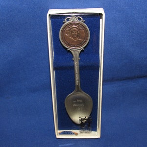 Souvenir Spoon STATUE OF LIBERTY Centennial 1986 Pewter Free Shipping