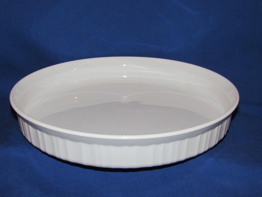 Corning Ware FRENCH WHITE F3B Pie or Quiche Baking Dish Etsy