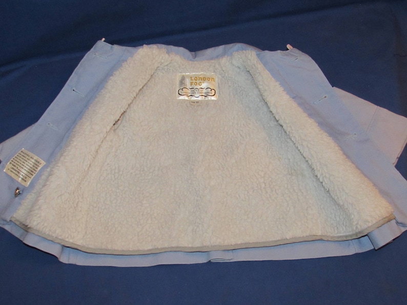 LONDON FOG BABY Coat Lined Nautical Pea Coat 12 months Free Shipping