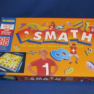 SMATH GAME 1992 PRESSMAN Educational Math Game Vintage