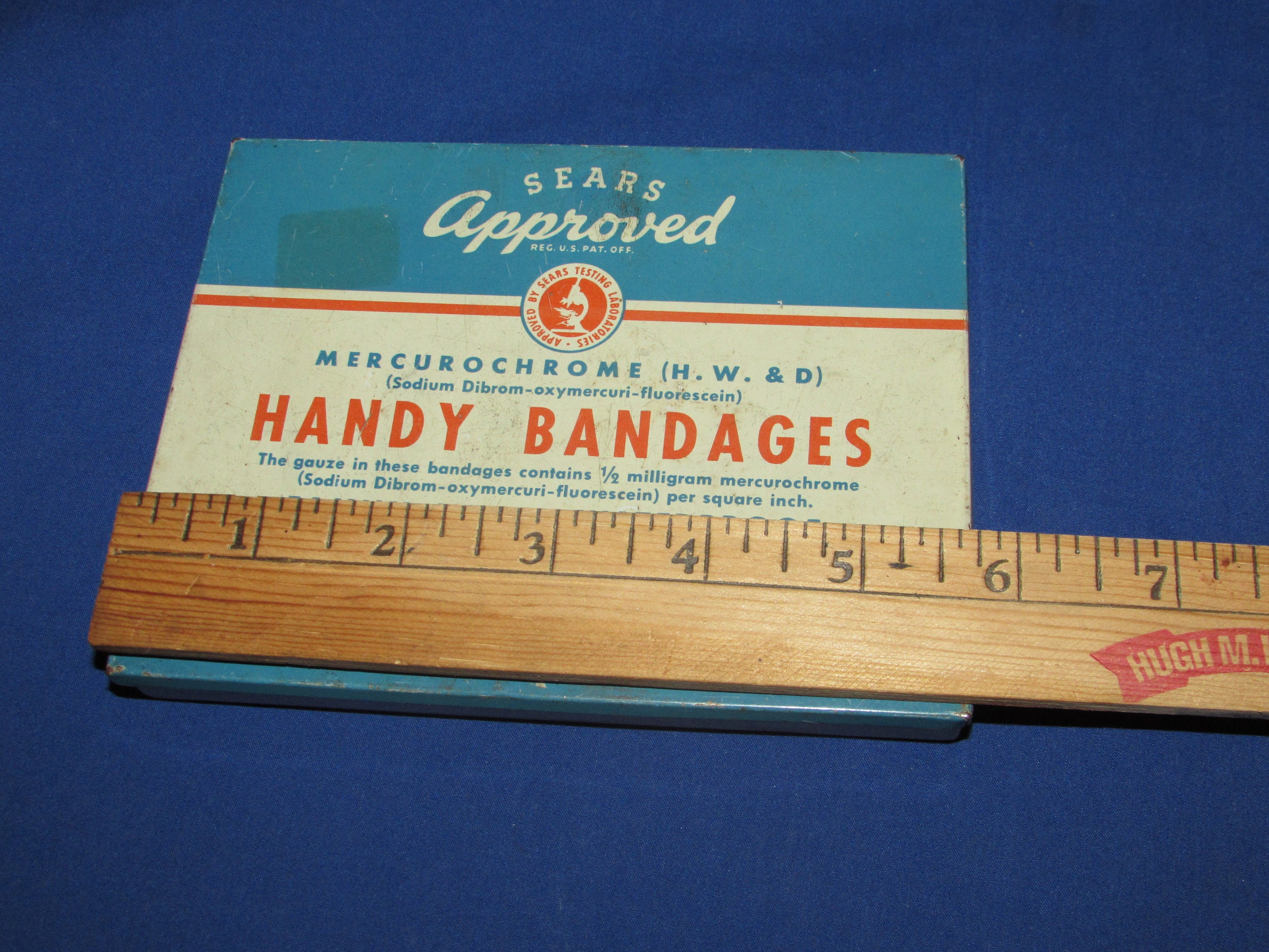 SEARS HANDY BANDAGES 1950s Vintage Tin - Etsy