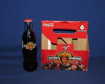 Coca-Cola Bottle TROJANS NATIONAL CHAMPIONS 2004
