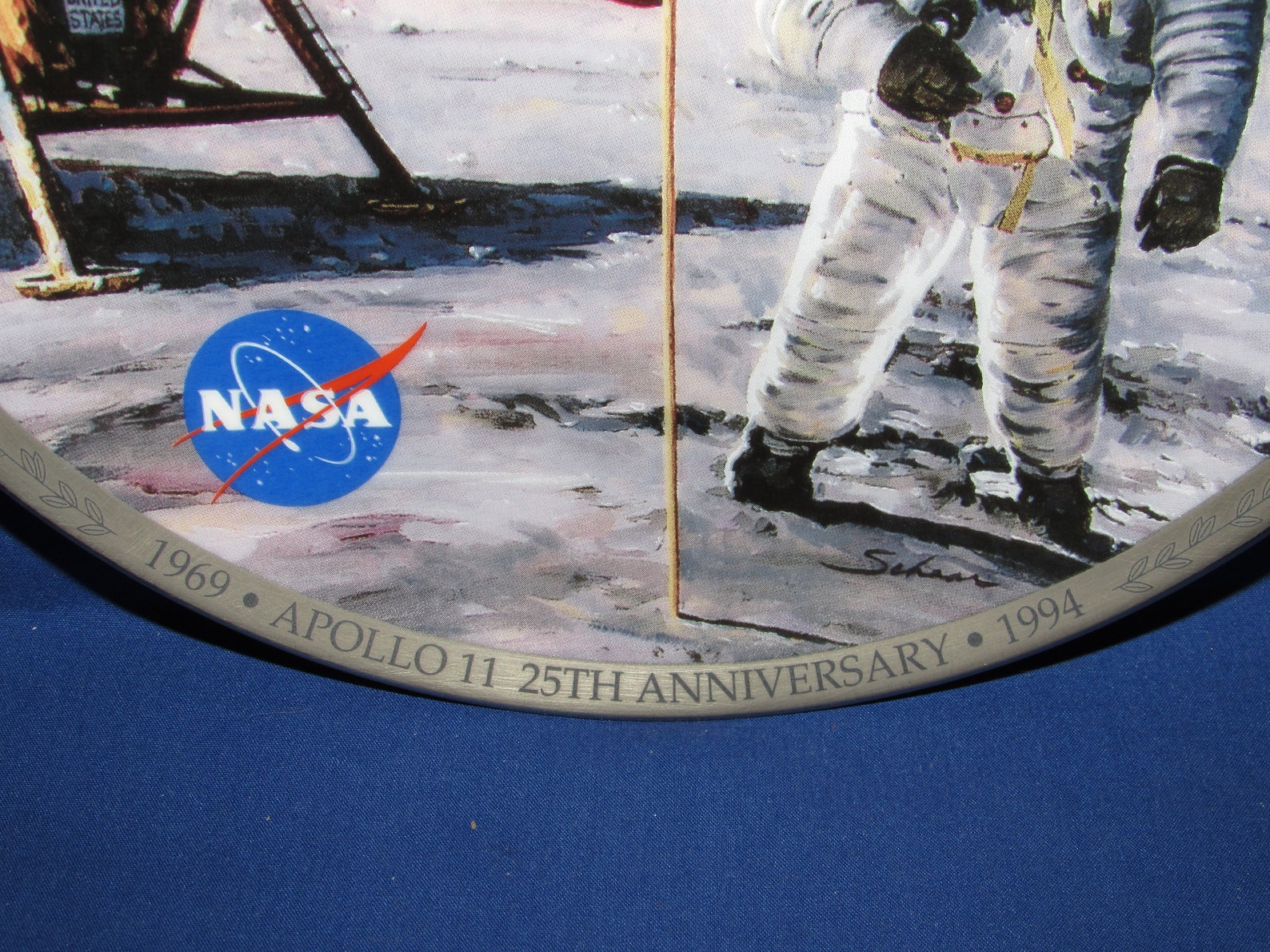 NASA APOLLO 11 the Eagle Has Landed 1994 Decorator Plate Wall Décor - Etsy