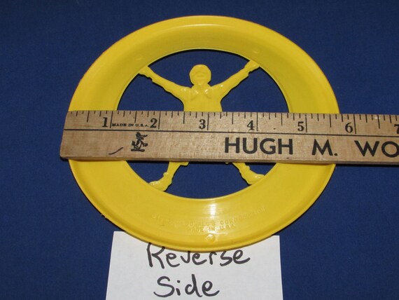 McDonald's Frisbee RONALD MCDONALD FLYER 1980 Happy Meal Toy Free