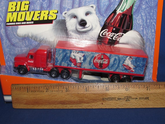 COCA-COLA Matchbox Miniature Big Movers Coca-cola Rig 1998 - Etsy