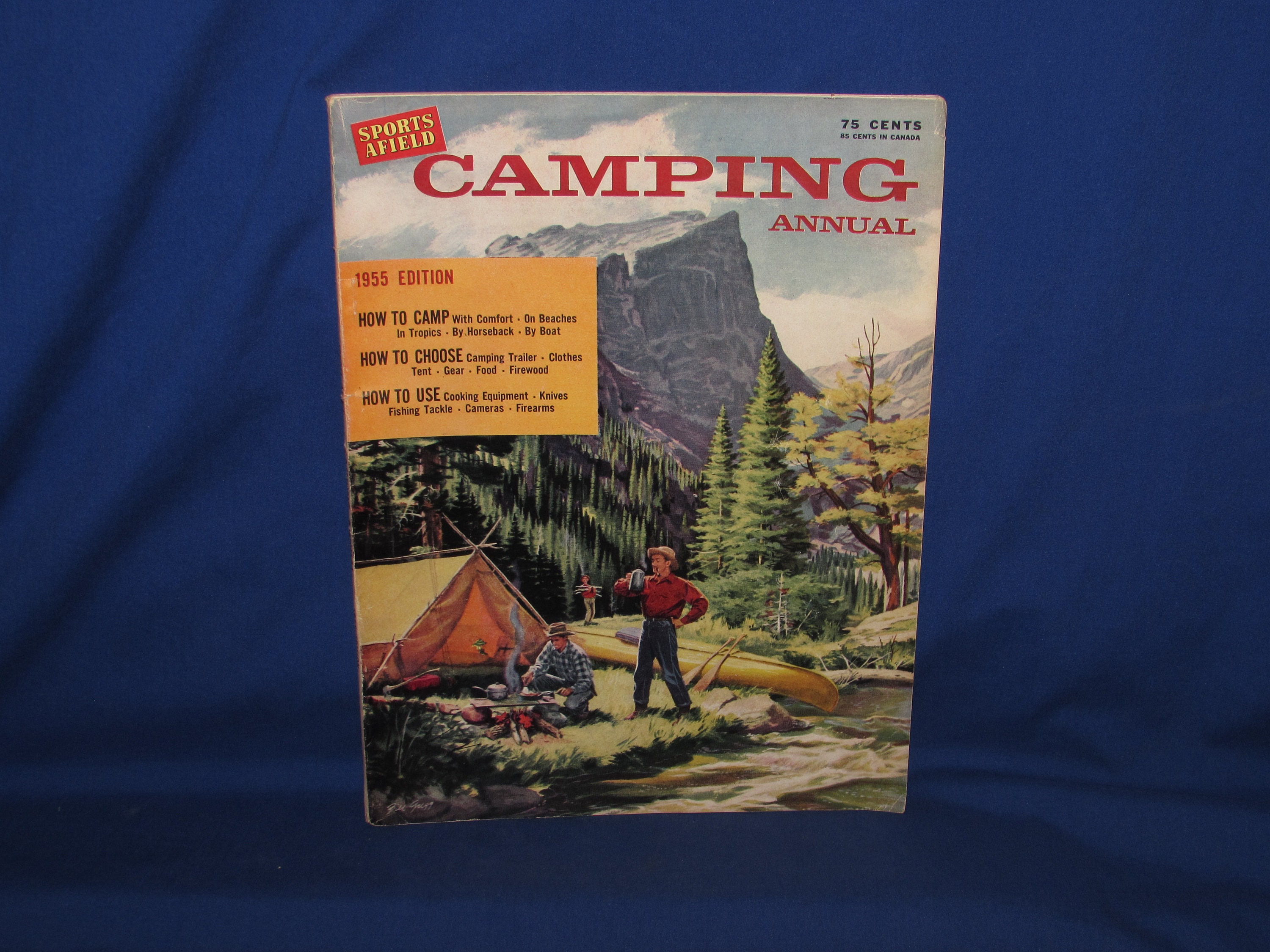 SPORTS AFIELD Camping Annual 1955 Great Vintage Magazine Free