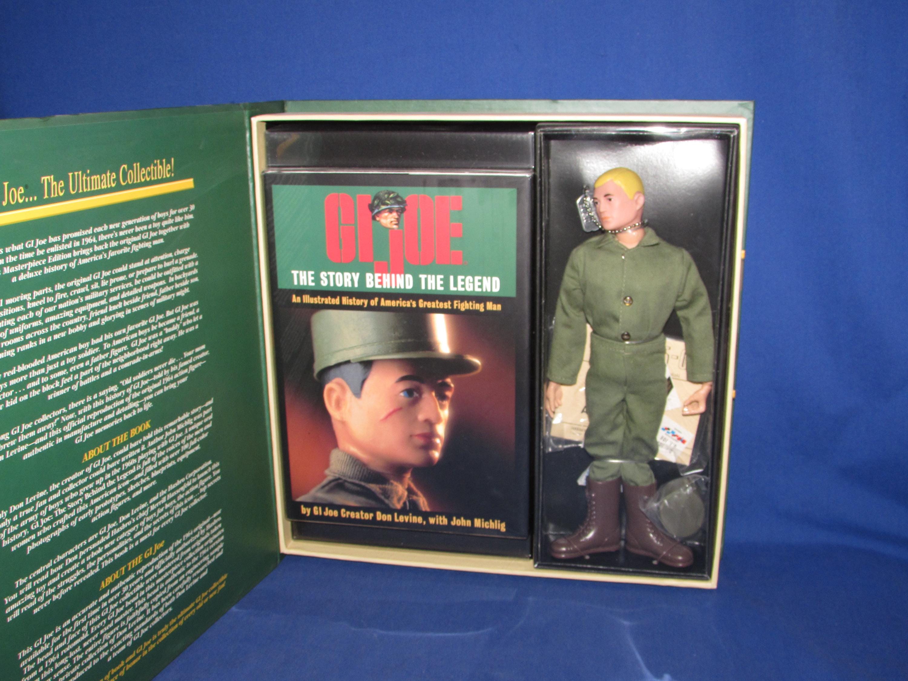 Gi Joe Masterpiece Edition Action Soldier Black Original Repro 1964 Figure 12 inch Army フィギュア GI JOE Action Soldier Masterpiece Edition 1996 NIB Free Shipping