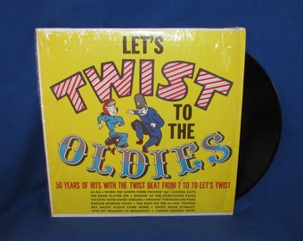 VINTAGE VINYL Let’s Twist to the Oldies Free Shipping
