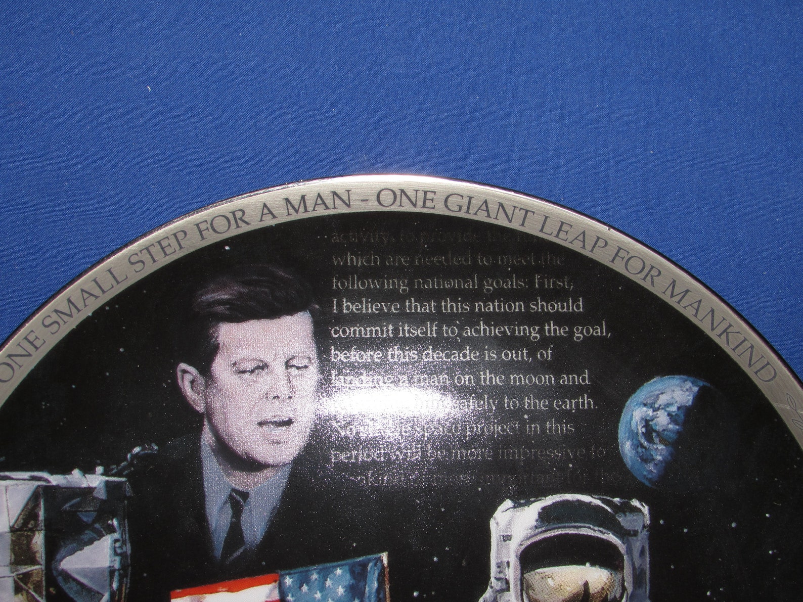 NASA APOLLO 11 the Eagle Has Landed 1994 Decorator Plate Wall Décor - Etsy