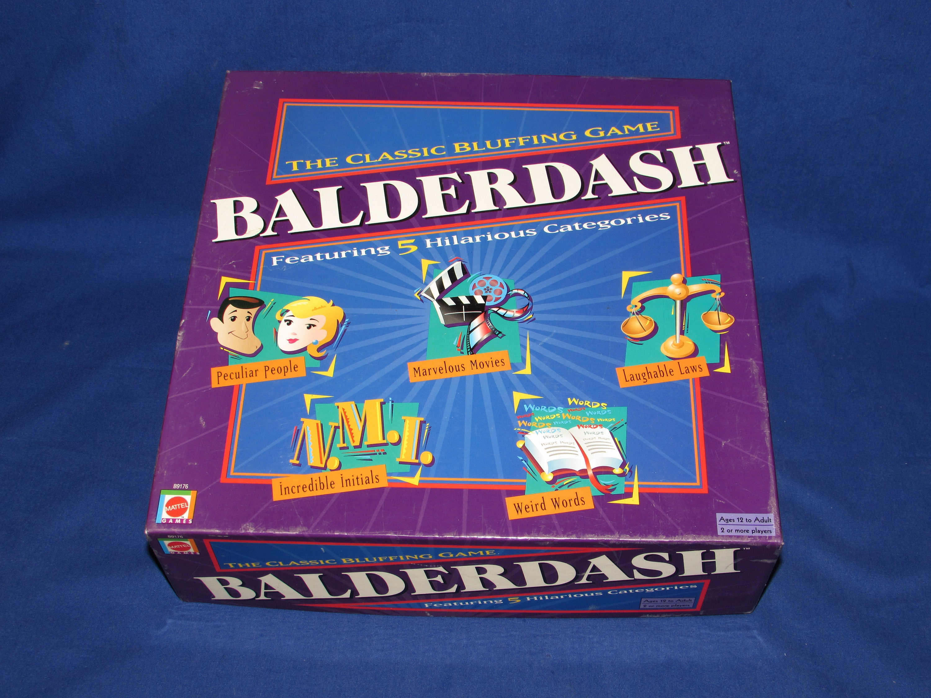 Balderdash the Bluffing Board Game 1995 read Description 