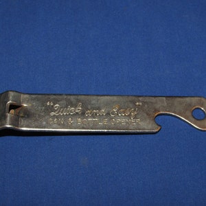 Pair of Vintage Can Openers, Old School Piercing Can Openers, Vaughan's &  Antique Tin Piercer 