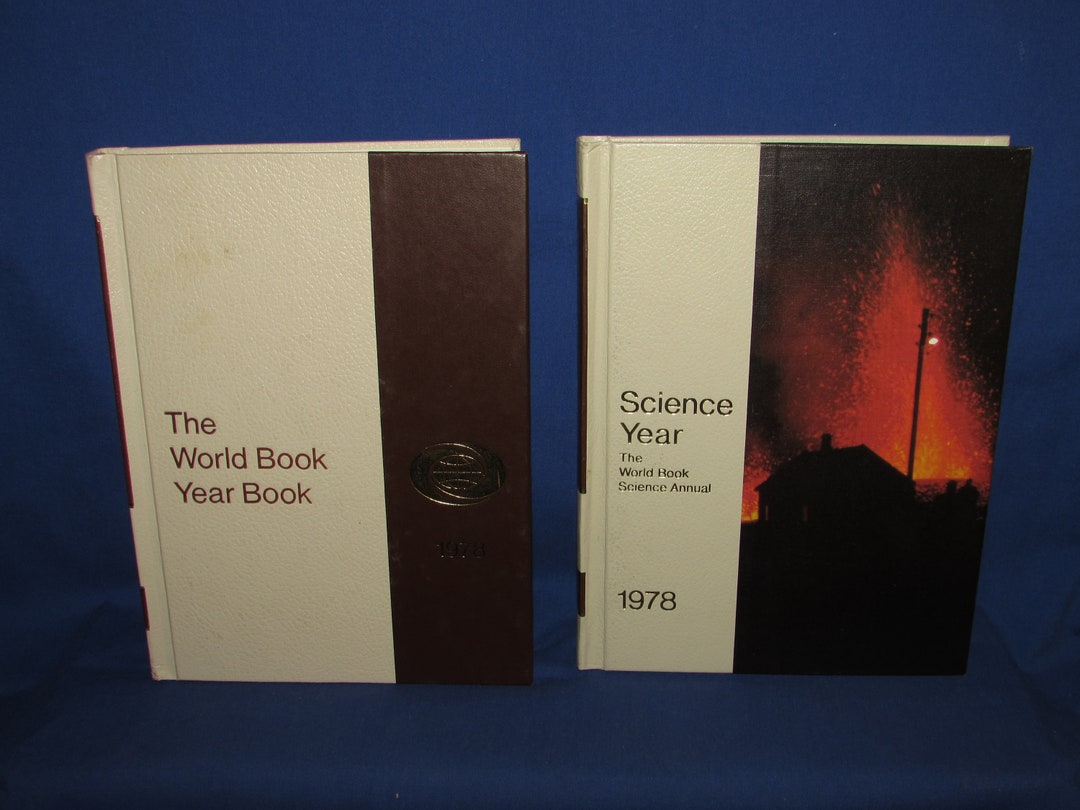 WORLD BOOK YEARBOOKS Set of 2 Volumes 1981 and 1982 Free Etsy