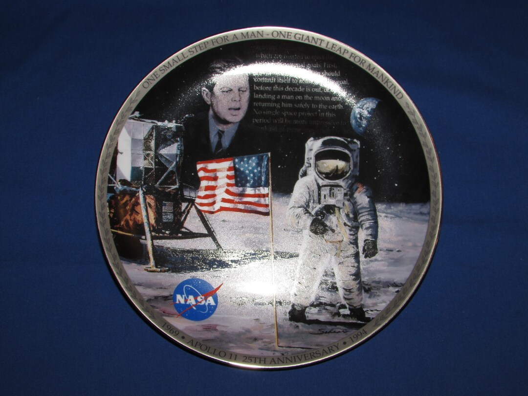 NASA APOLLO 11 the Eagle Has Landed 1994 Decorator Plate Wall Décor - Etsy