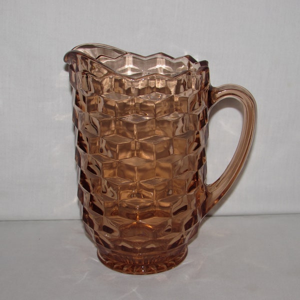 Pink Whitehall Glass Etsy