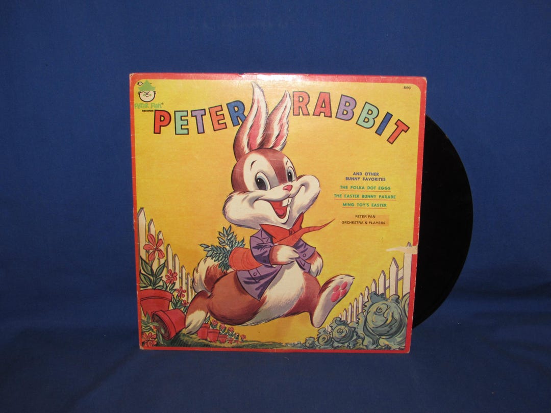 Peter Rabbit 45 Rpm Record PETER RABBIT RECORD 1976 Peter Pan Records Free Shipping - Etsy