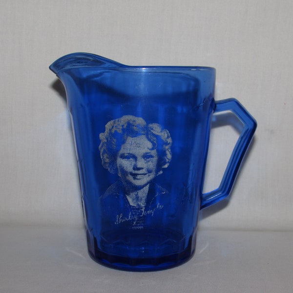 SHIRLEY TEMPLE PITCHER 1930s Hazel Atlas Promotional Item