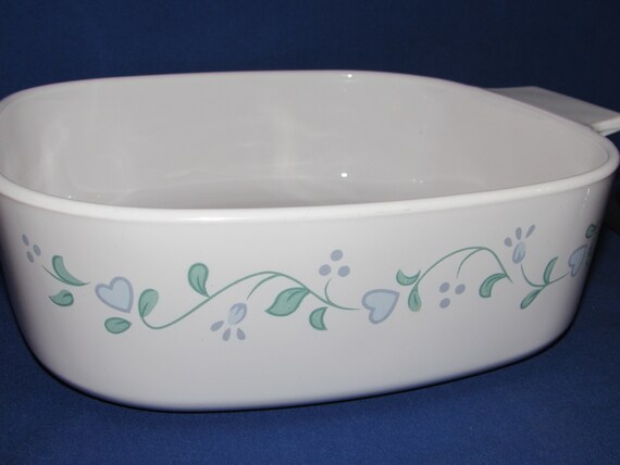 Corning Ware Country Cottage A 2 B Casserole Dish Corningware Etsy