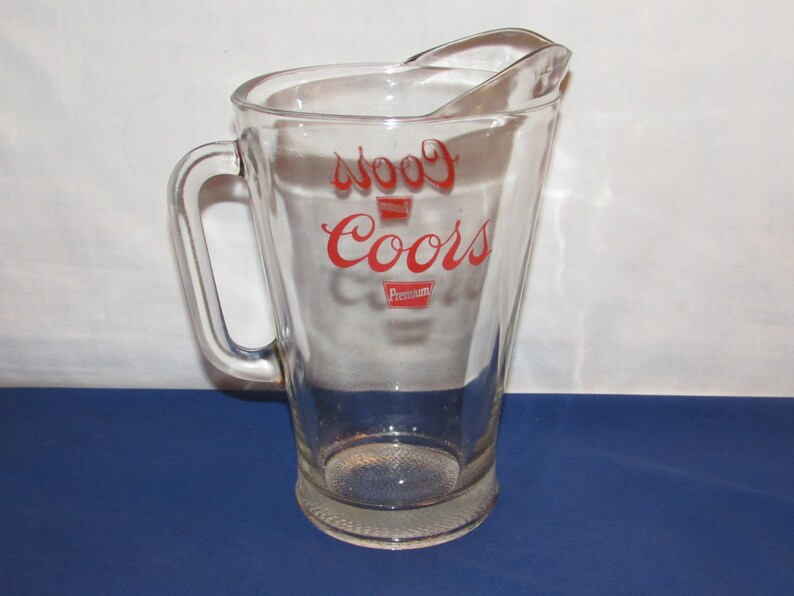 COORS PREMIUM PITCHER Keg Bar Pitcher 70s Breweriania Etsy