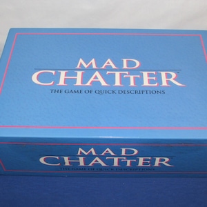 MAD CHATTER GAME 1993 Hersch Rare Game Free Shipping