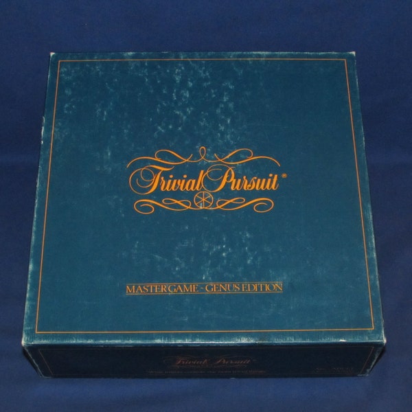 Original TRIVIAL PURSUIT Master Game Genus Edition 1981 Vintage