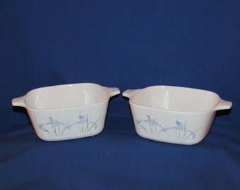 Corning Ware Shadow Iris P-43-B PETITE PANS Corningware Vintage