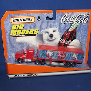 COCA-COLA Matchbox Miniature Big Movers Coca-Cola Rig 1998