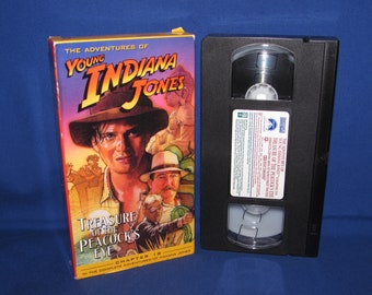 Young Indiana Jones VHS 1995 Treasure of the Peacock’s Eye Free Shipping