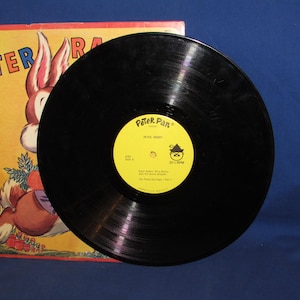 Peter Rabbit 45 Rpm Record PETER RABBIT RECORD 1976 Peter Pan Records Free Shipping - Etsy