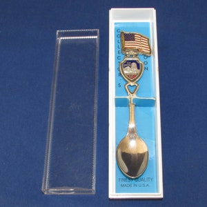 US CAPITOL Fort Souvenir Spoon Washington DC Souvenir 1981 Free Shipping