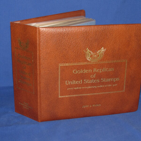 Golden Replicas of United States Stamps Etsy