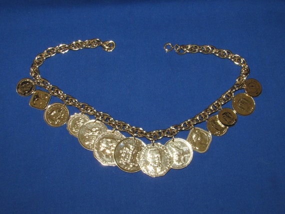 Franklin Mint GOLDEN CARIBBEAN NECKLACE 1989 Free